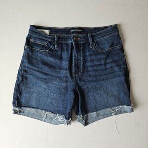 Calvin Klein Jean Shorts Womens 6 Blue Denim Sustainable High Rise High Waisted